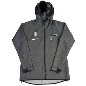 Nike Dri-Fit Utah Jazz Themed Therma-Flex Hoodie Grey Men’s M
